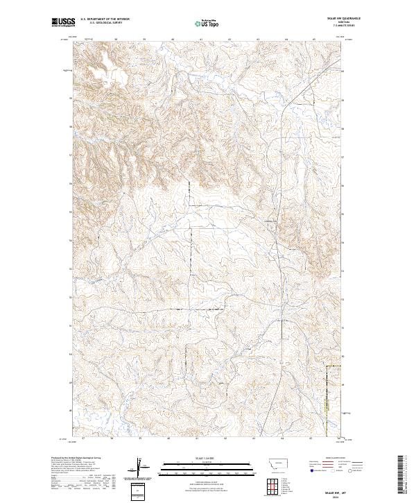 USGS Topographic Map – Skaar NW