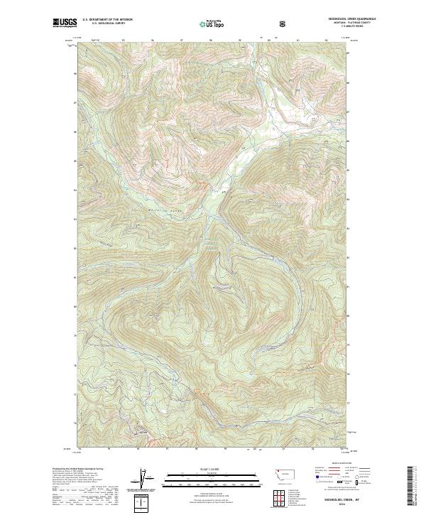 USGS Topographic Map – Skookoleel Creek