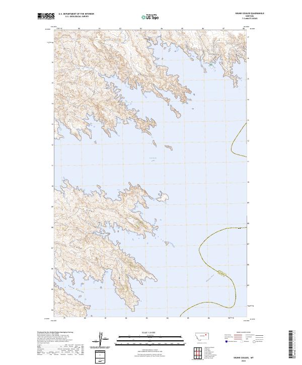 USGS Topographic Map – Skunk Coulee