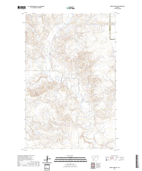 USGS Topographic Map – Smoke Creek NE