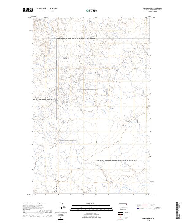 USGS Topographic Map – Smoke Creek SW