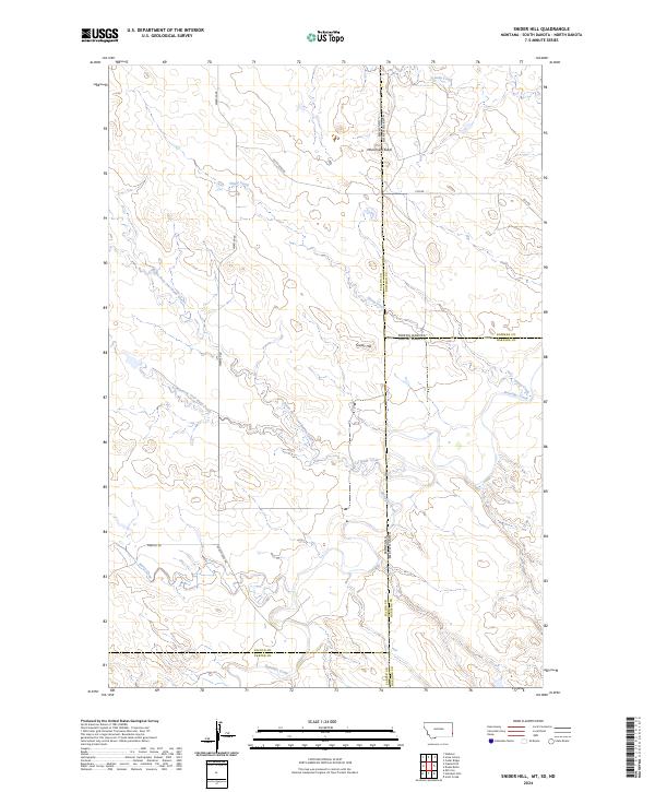 USGS Topographic Map – Snider Hill