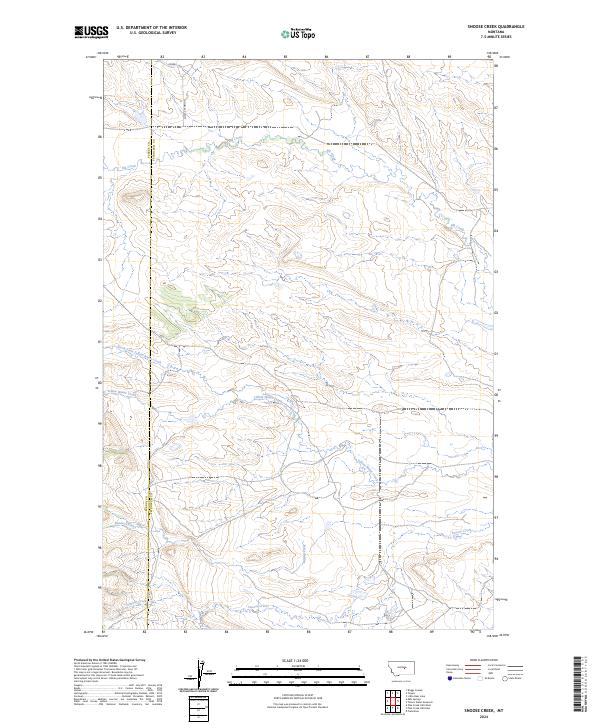 USGS Topographic Map – Snoose Creek