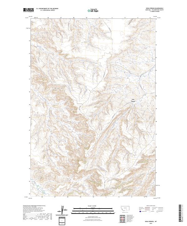 USGS Topographic Map – Soda Springs