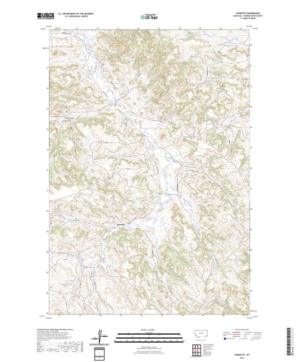 USGS Topographic Map – Sonnette
