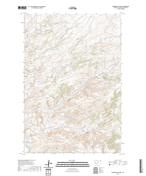 USGS Topographic Map – Sourdough School
