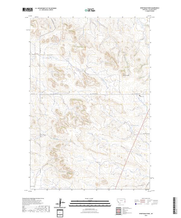 USGS Topographic Map – Sportsman Pond