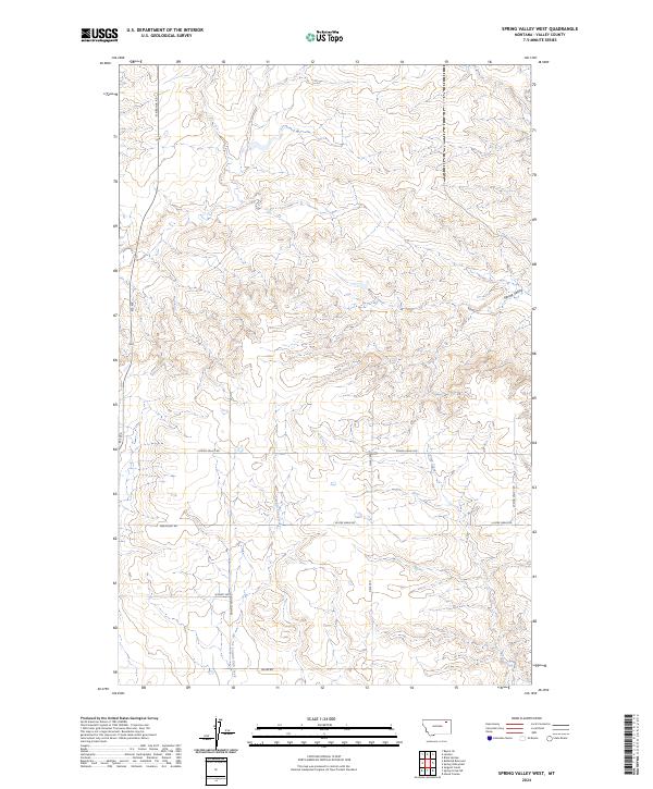2024 Map of Spring Valley West, 2024 Print