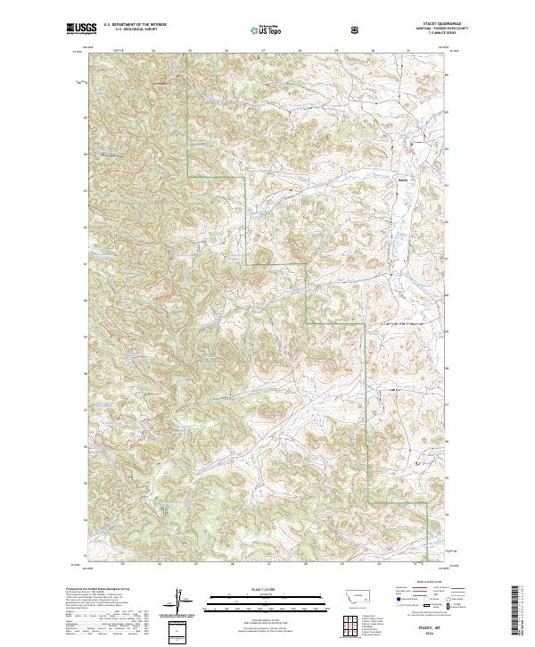 USGS Topographic Map – Stacey