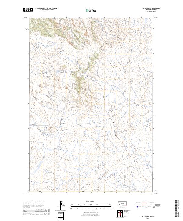 USGS Topographic Map – Stack Rocks