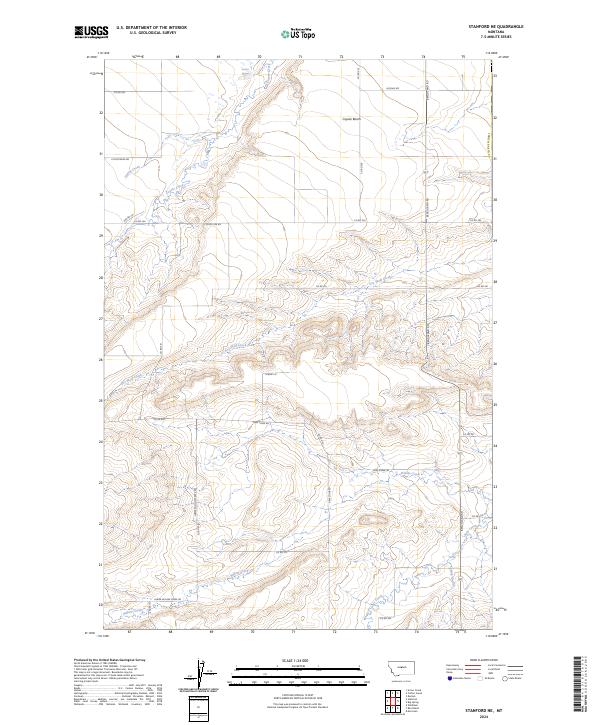 USGS Topographic Map – Stanford NE