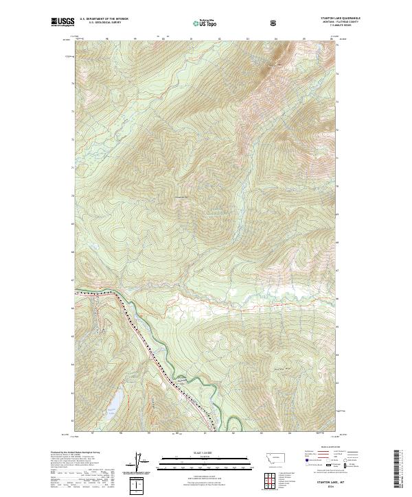 USGS Topographic Map – Stanton Lake