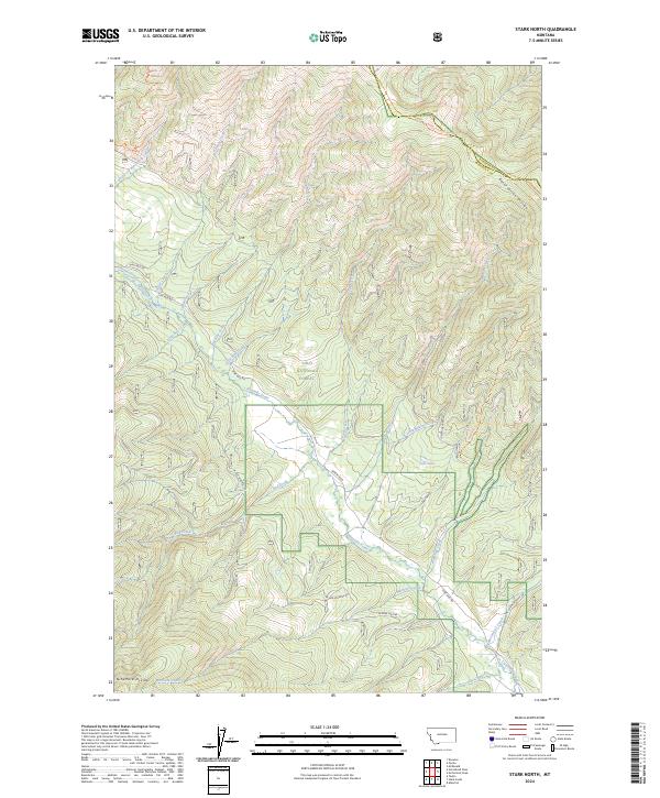 USGS Topographic Map – Stark North