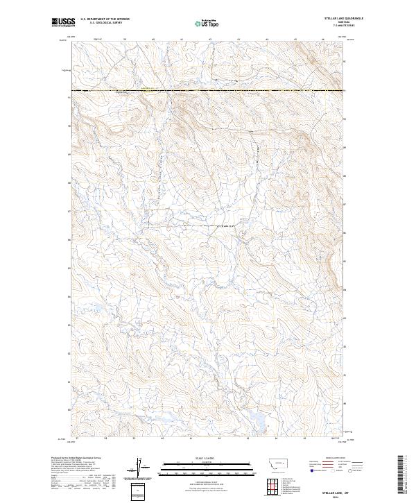 USGS Topographic Map – Stellar Lake
