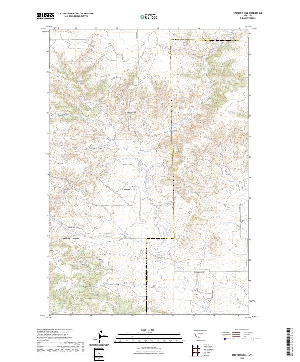 USGS Topographic Map – Stephens Hill