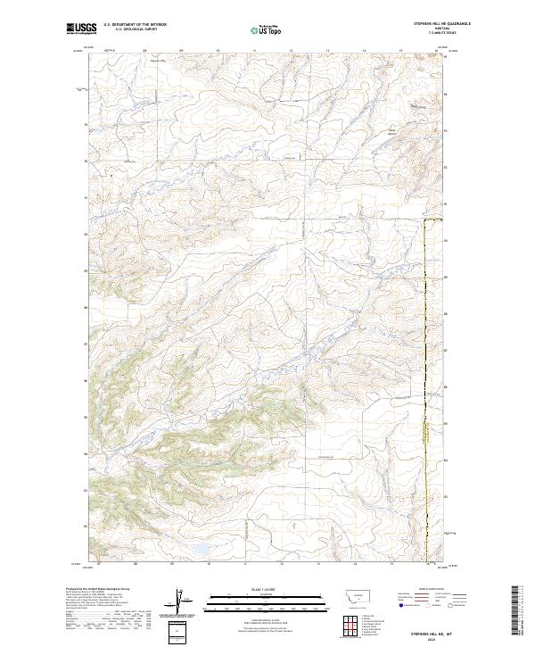 USGS Topographic Map – Stephens Hill NE