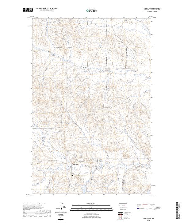 USGS Topographic Map – Steve Forks