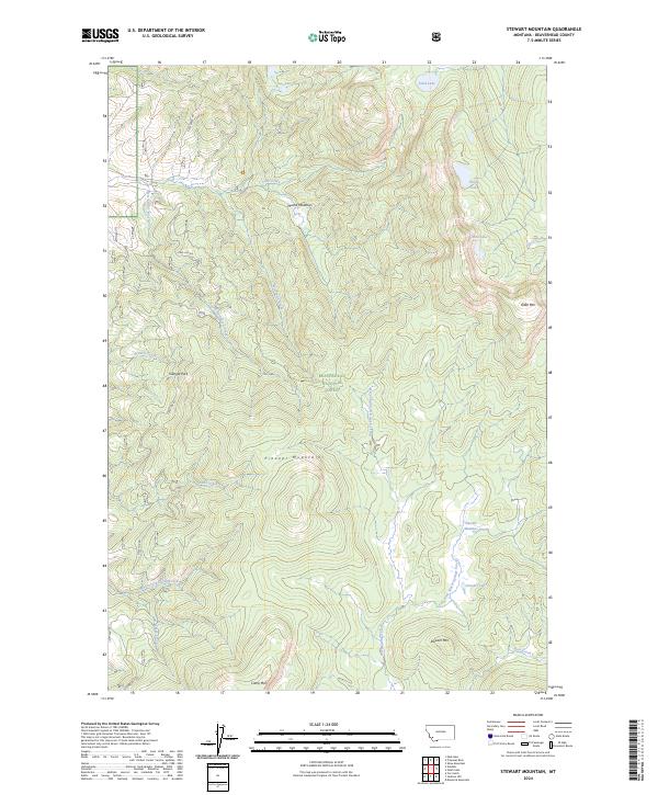 USGS Topographic Map – Stewart Mountain