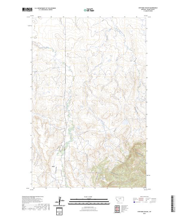 USGS Topographic Map – Stiffarm Coulee