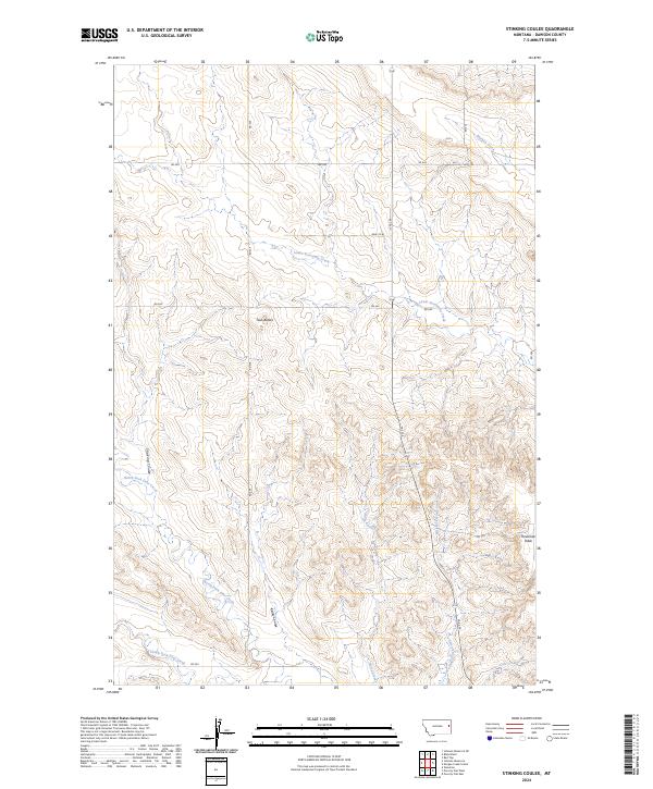 USGS Topographic Map – Stinking Coulee