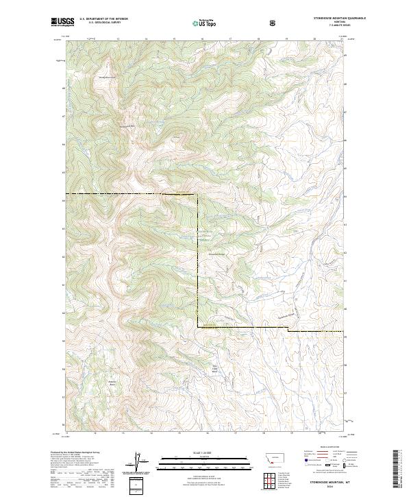USGS Topographic Map – Stonehouse Mountain