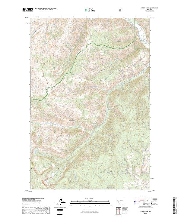 USGS Topographic Map – Stony Creek