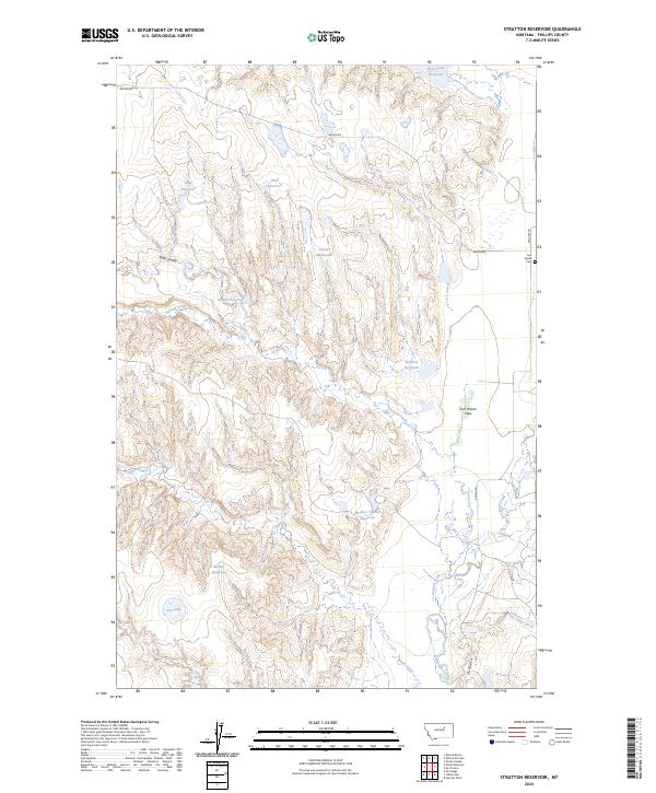 USGS Topographic Map – Stratton Reservoir
