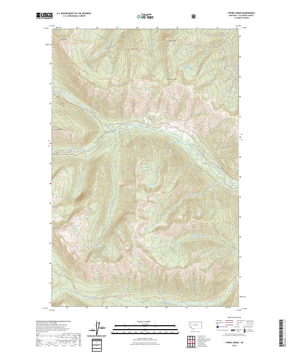 USGS Topographic Map – String Creek