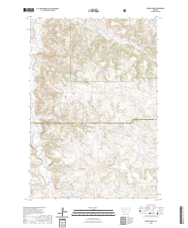 USGS Topographic Map – Stroud Creek