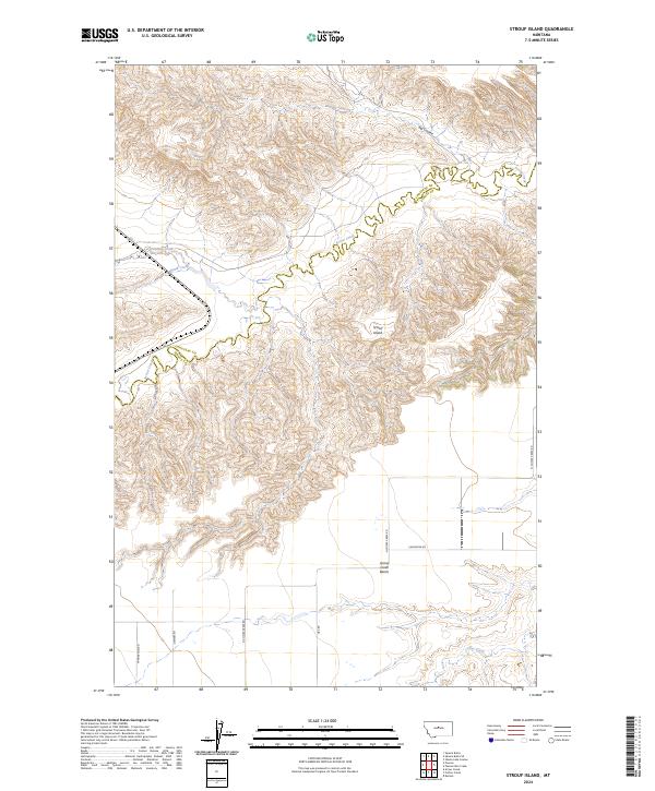 USGS Topographic Map – Strouf Island