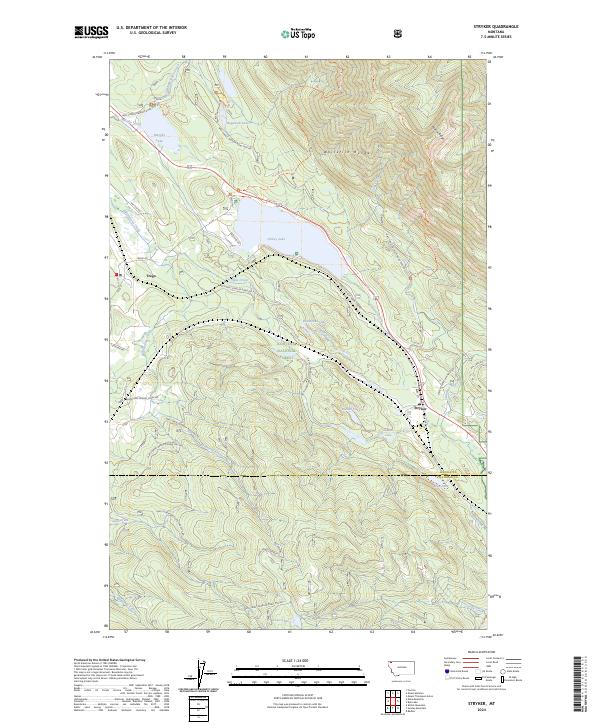 USGS Topographic Map – Stryker