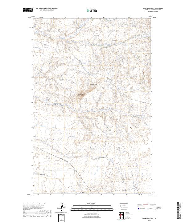 USGS Topographic Map – Studhorse Butte