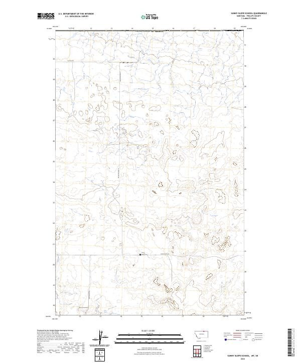2024 Map of Sunny Slope School, 2024 Print