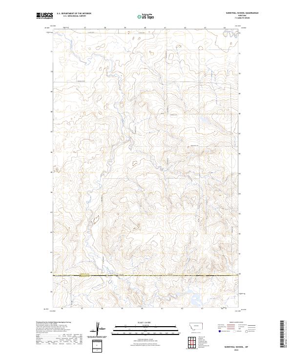 2024 Map of Sunnyhill School, 2024 Print