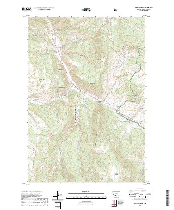 USGS Topographic Map – Sunshine Point