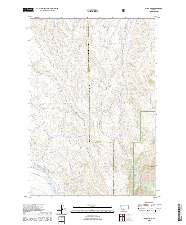 USGS Topographic Map – Swamp Creek