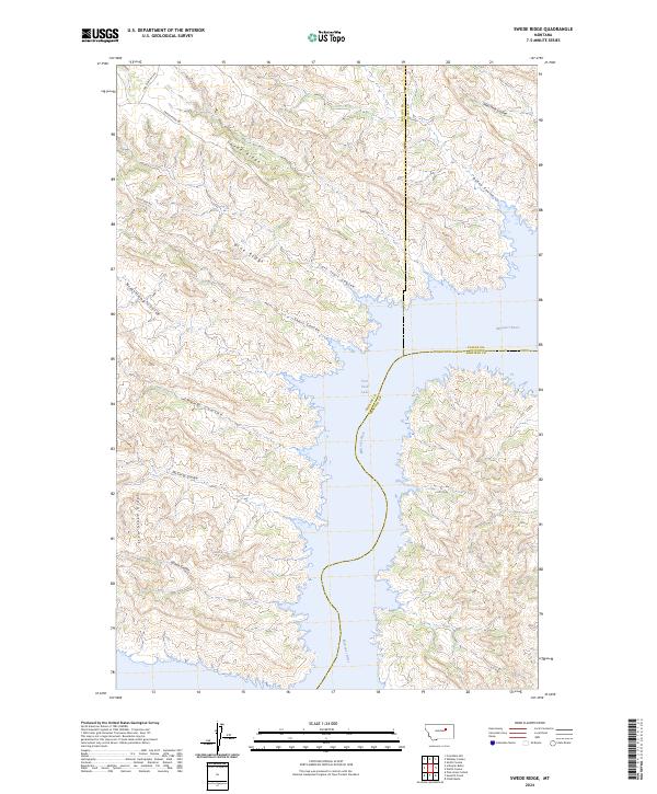 USGS Topographic Map – Swede Ridge
