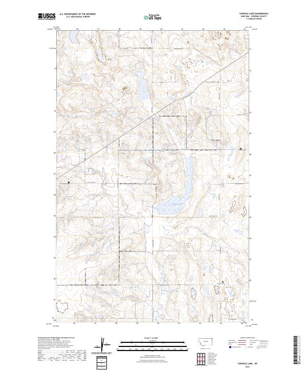 USGS Topographic Map – Tadpole Lake
