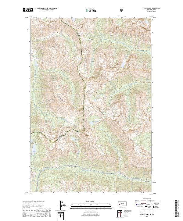 USGS Topographic Map – Tenmile Lake