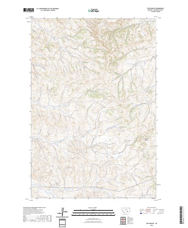 USGS Topographic Map – The Dugout