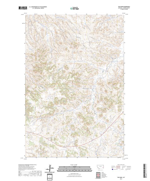 USGS Topographic Map – The Knob