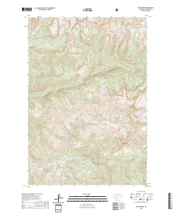 USGS Topographic Map – The Pyramid