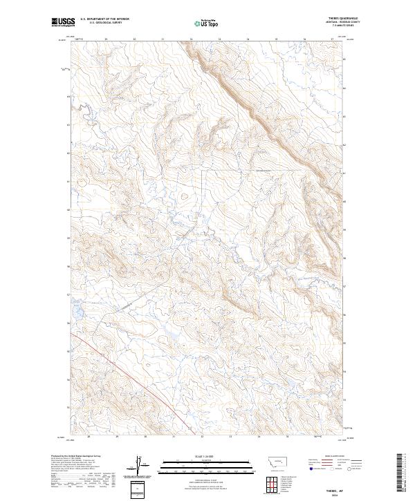 USGS Topographic Map – Thebes