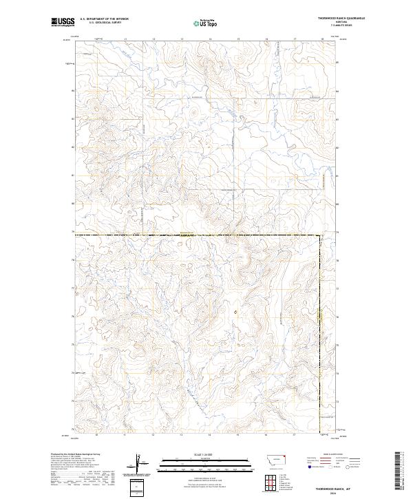 USGS Topographic Map – Thornwood Ranch