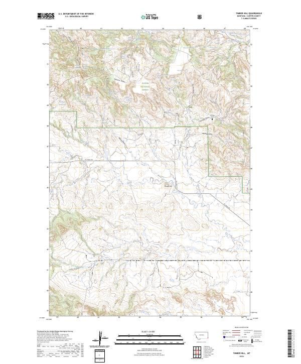 USGS Topographic Map – Timber Hill
