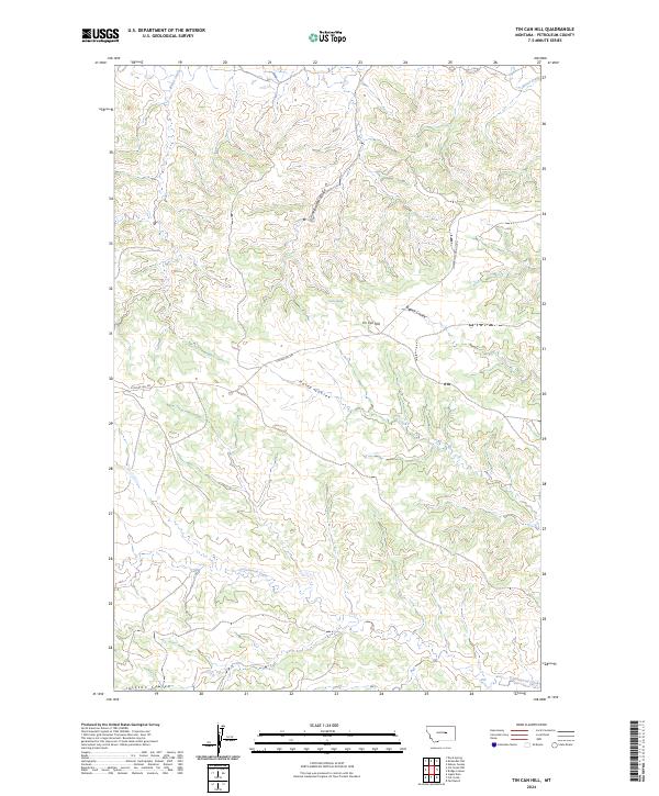 USGS Topographic Map – Tin Can Hill