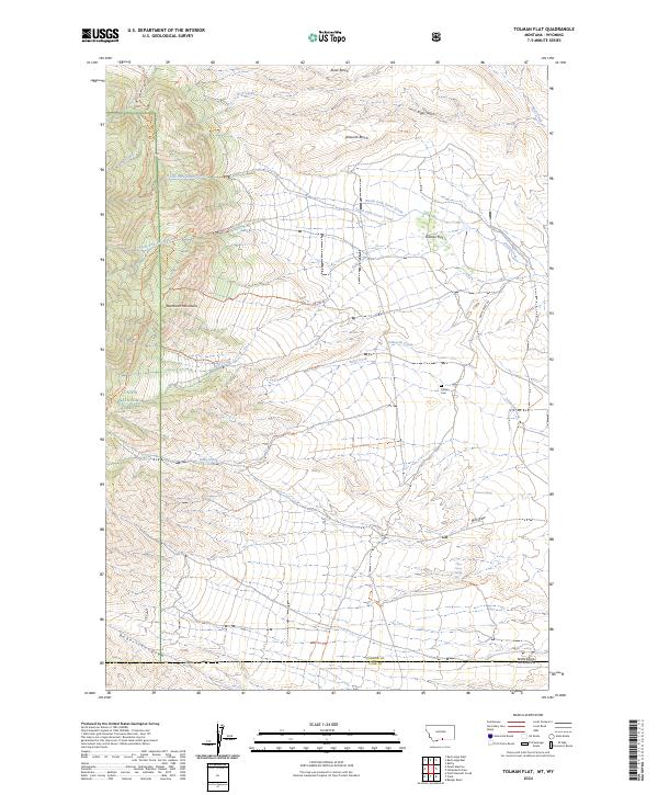 USGS Topographic Map – Tolman Flat