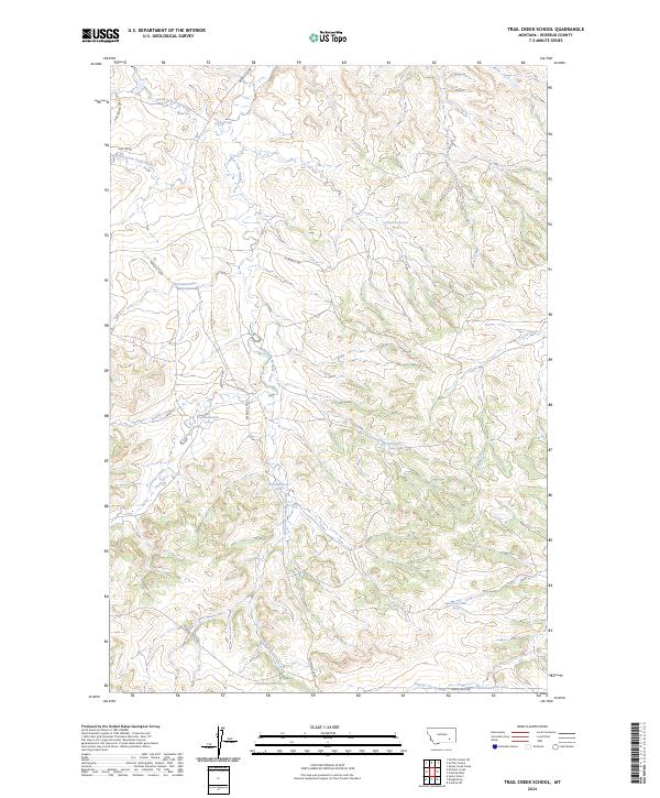 USGS Topographic Map – Trail Creek School