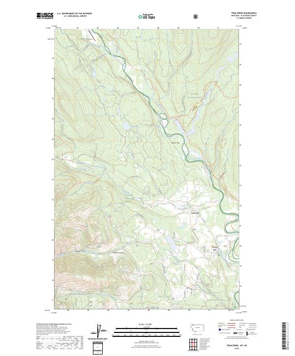 USGS Topographic Map – Trailcreek