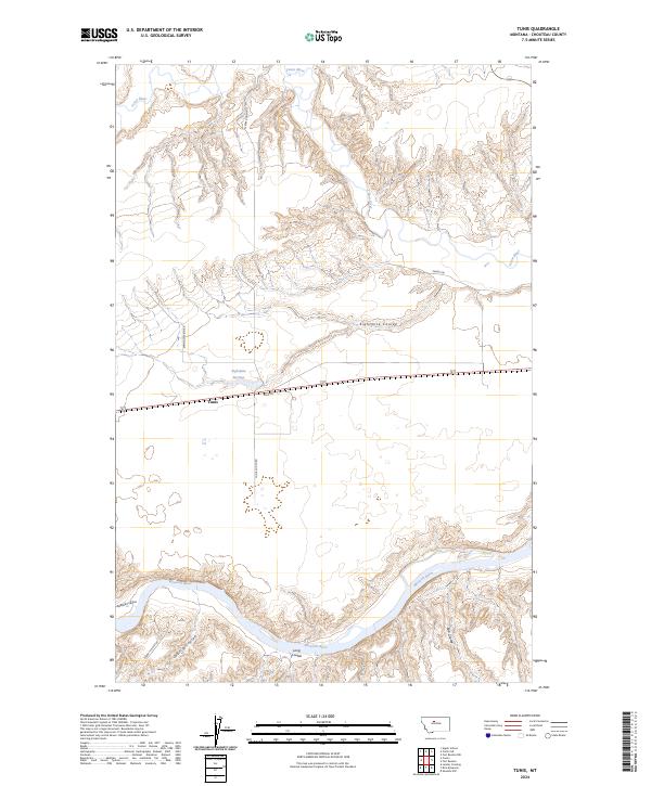 USGS Topographic Map – Tunis